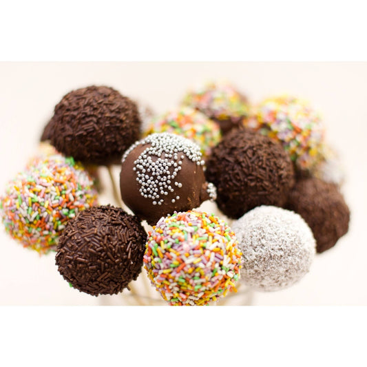 Father's Day Chocolate and Coconut Cake Pops - Cake Pops Parties
