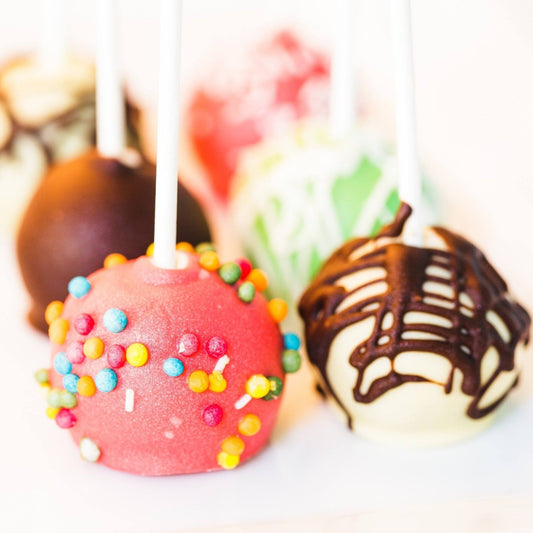 Gourmet Milk & White Chocolate Cake Pops: Curated Dessert Collection - Cake Pops Parties