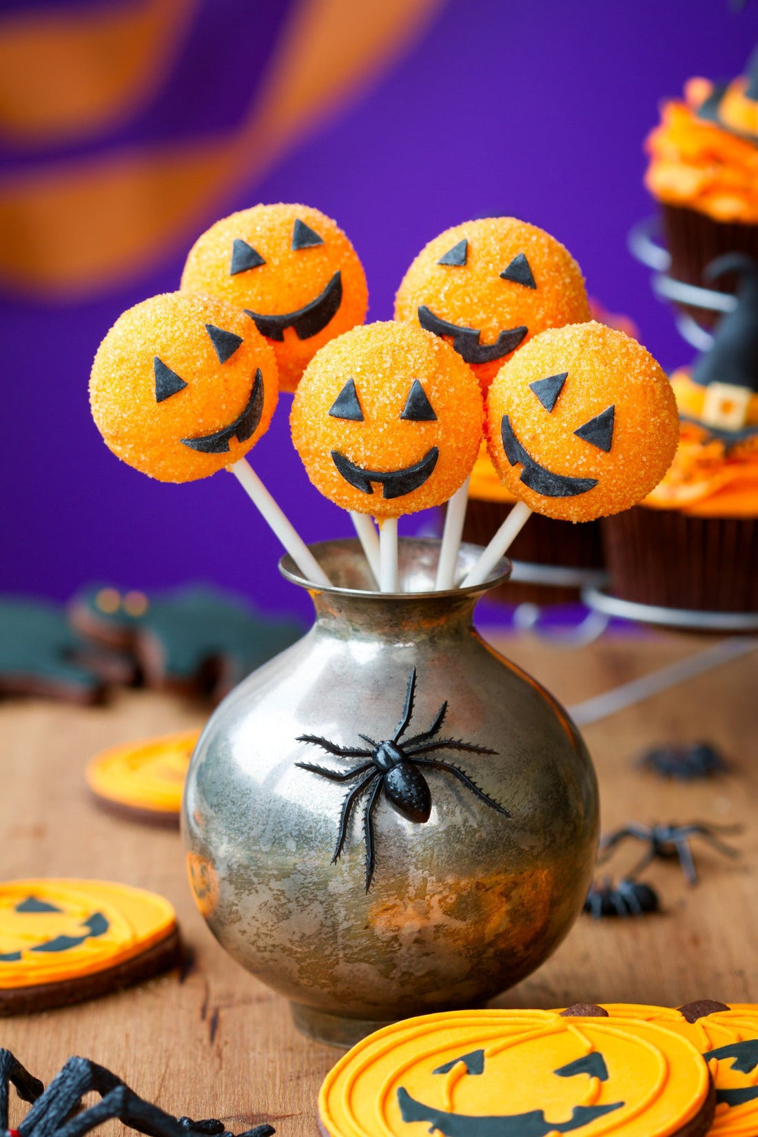 Buy Halloween Pumpkin Cake Pops for UK Delivery - Cake Pops Parties