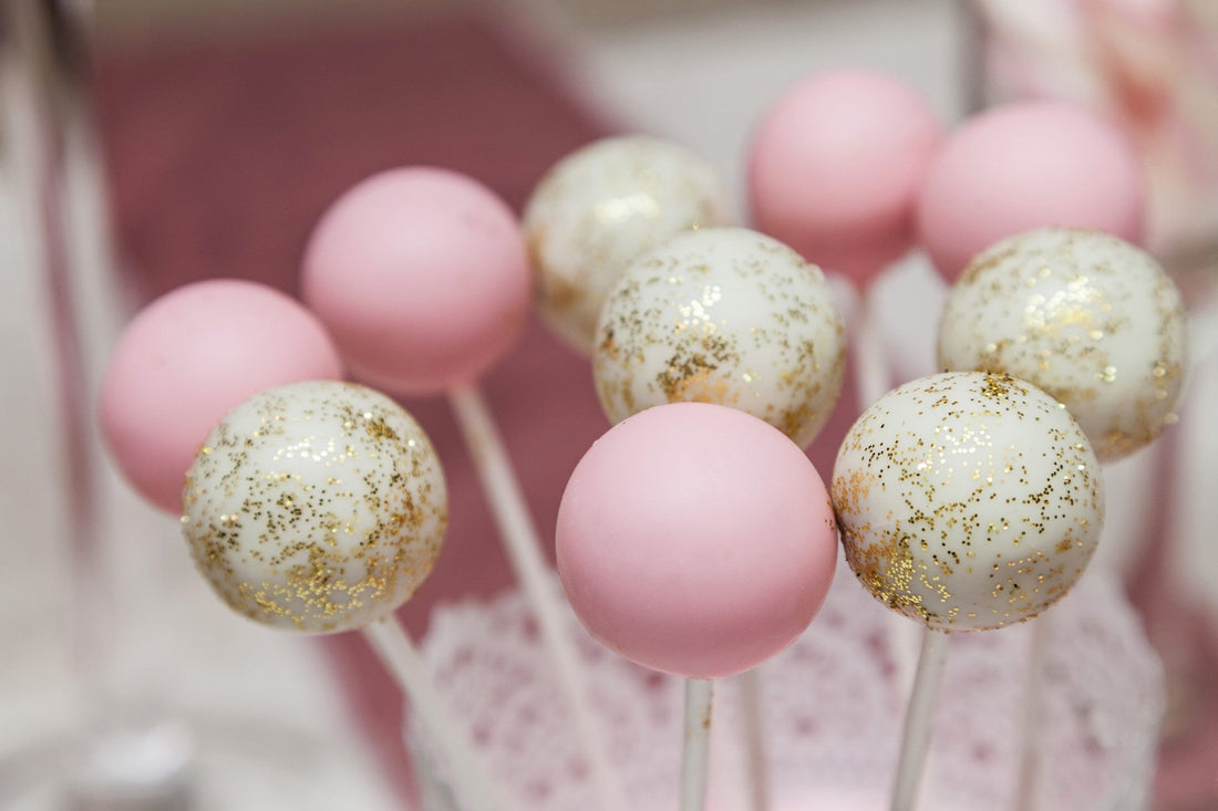Buy Pink And Glitter Cake Pops Online - Cake Pops Parties