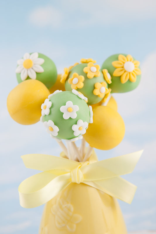 Lemon and Elderflower Royal Wedding Cake Pops