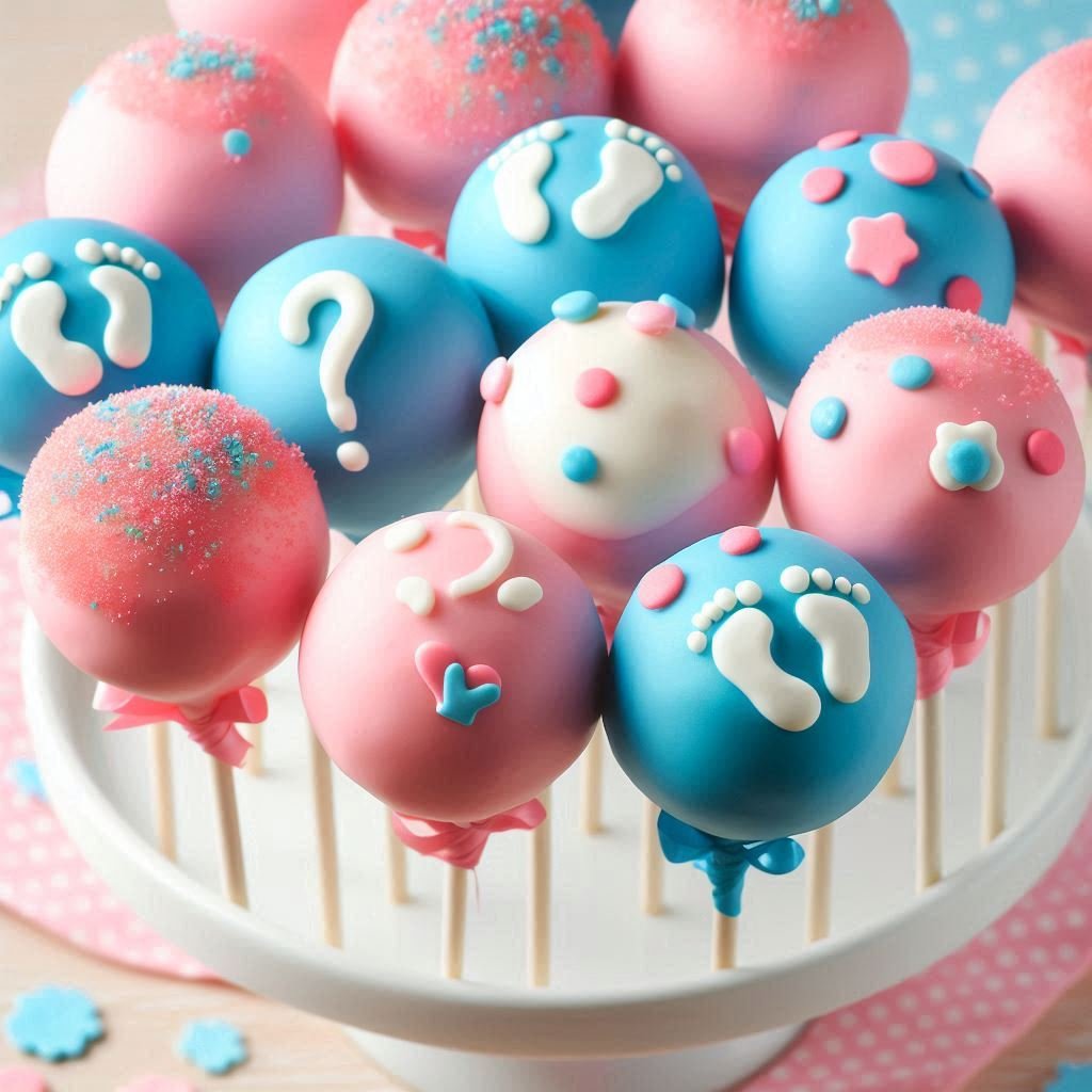 Gender Reveal Cake Pops | Sweet Surprises for Baby Showers! - Cake Pops Parties