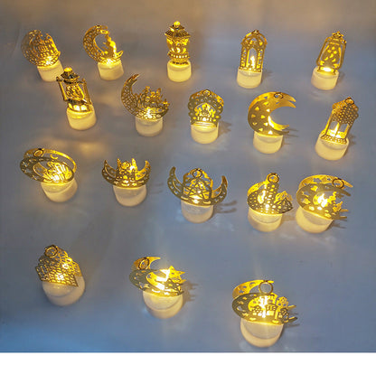 Mini lampe de nuit à LED en forme de château