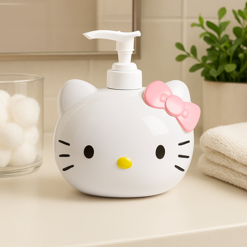 Hello Kitty Soap Dispenser | Cute Kawaii Bathroom & Kitchen Sinkware