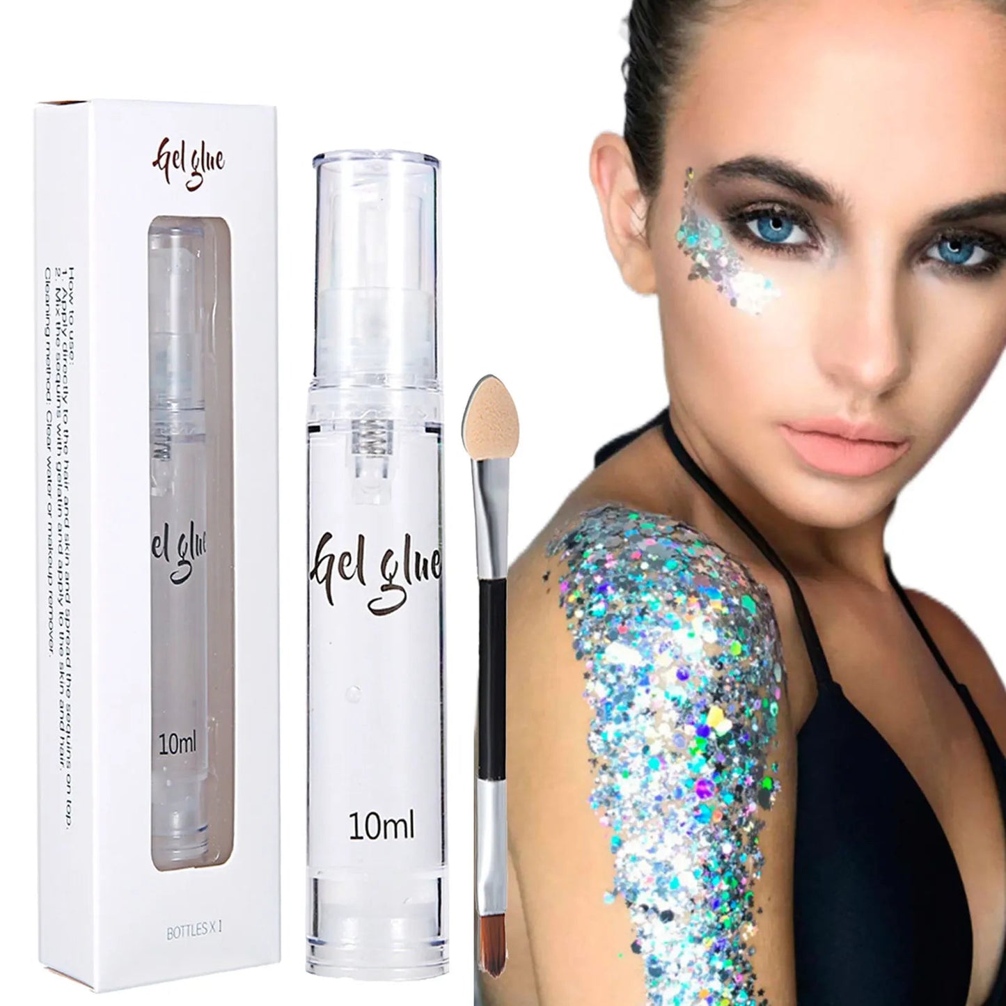 10ML Glitter Body Glue Eyeshadow Gel - Cake Pops Parties