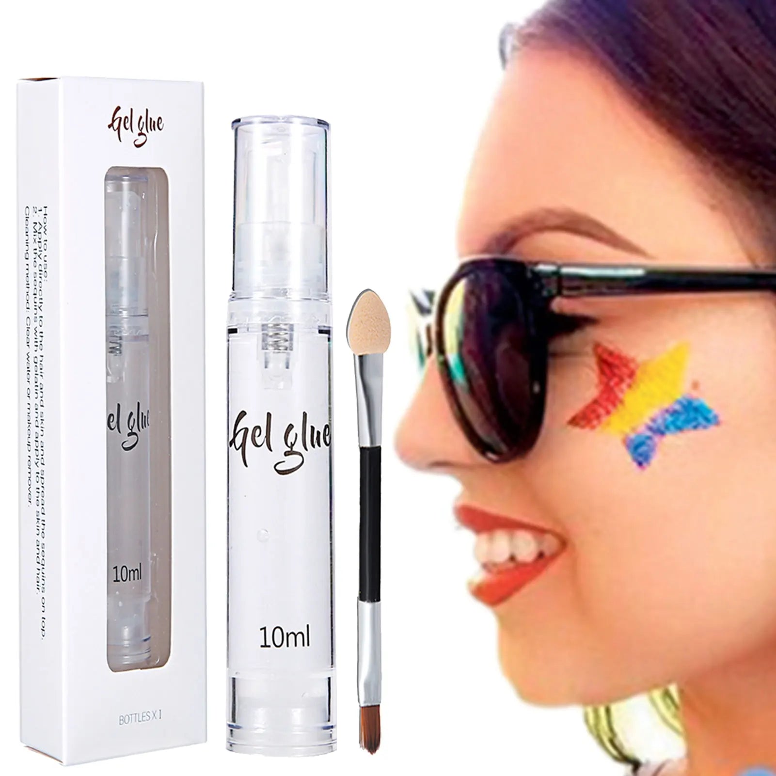 10ML Glitter Body Glue Eyeshadow Gel - Cake Pops Parties