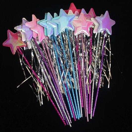 10pcs Star Magic Wand Fairy Wands Set - Cake Pops Parties