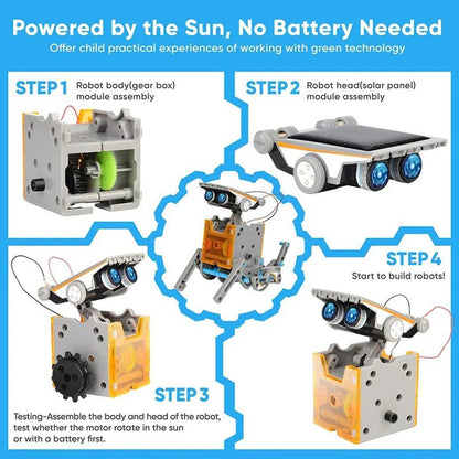 12 - in - 1 Solar Robot Toy Kit - Cake Pops Parties
