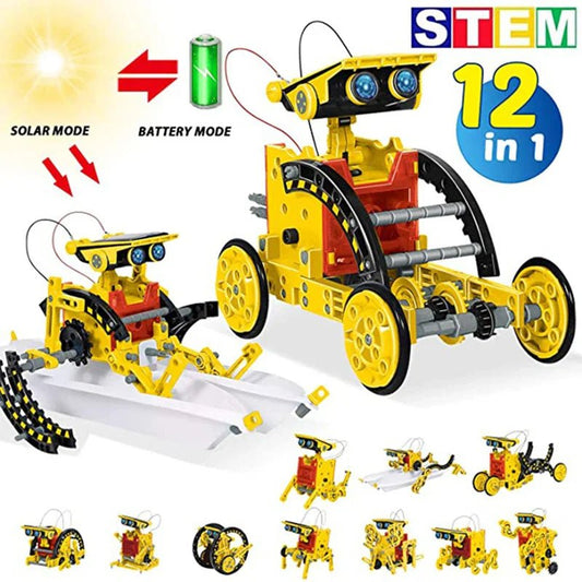 12 - in - 1 Solar Robot Toy Kit - Cake Pops Parties