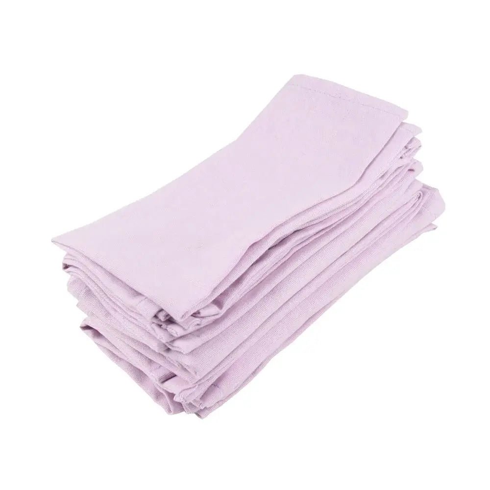 12 - Piece Cotton Linen Napkins Set - Cake Pops Parties