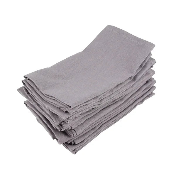 12 - Piece Cotton Linen Napkins Set - Cake Pops Parties