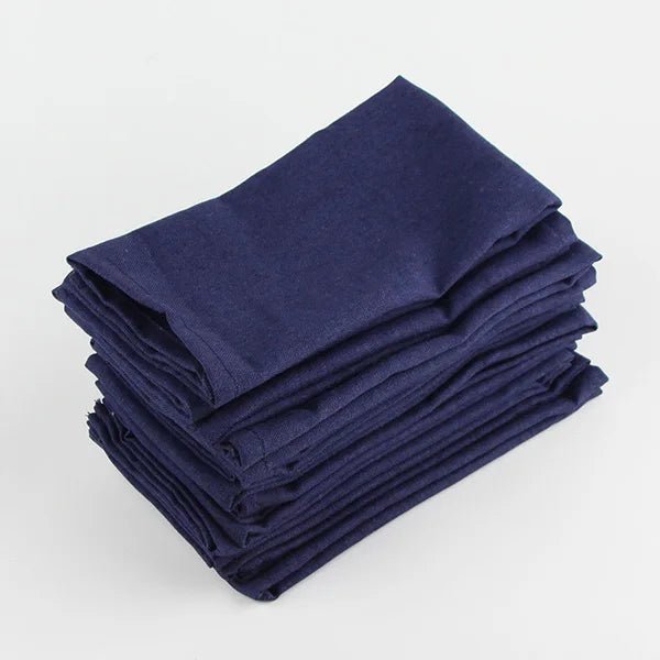 12 - Piece Cotton Linen Napkins Set - Cake Pops Parties