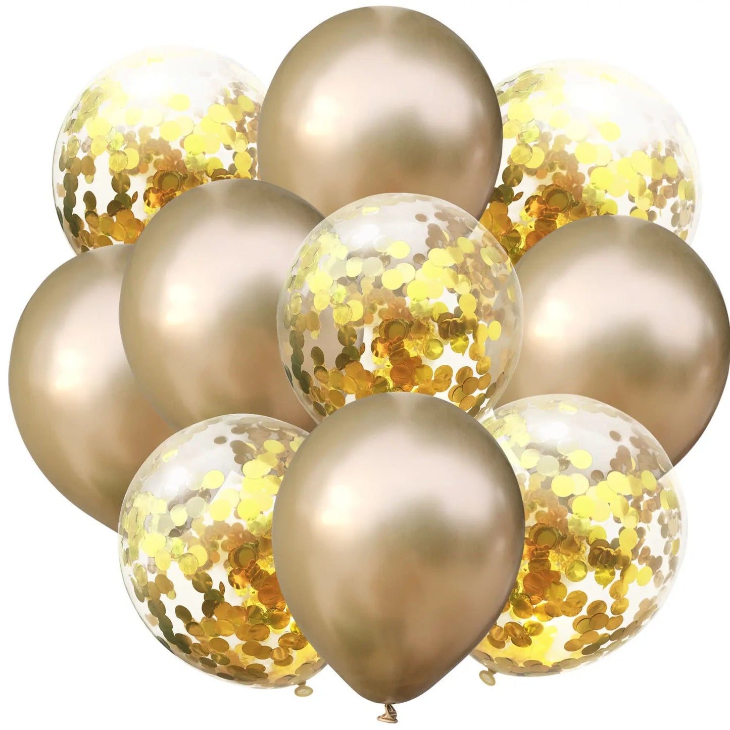 12inch Metallic Confetti Latex Balloons - Cake Pops Parties