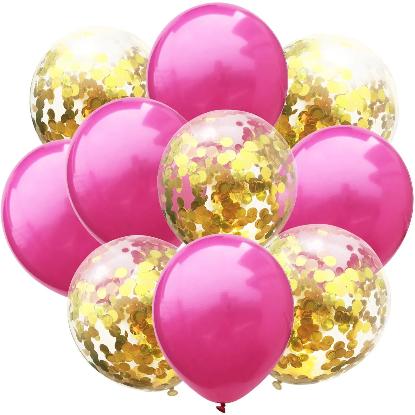 12inch Metallic Confetti Latex Balloons - Cake Pops Parties