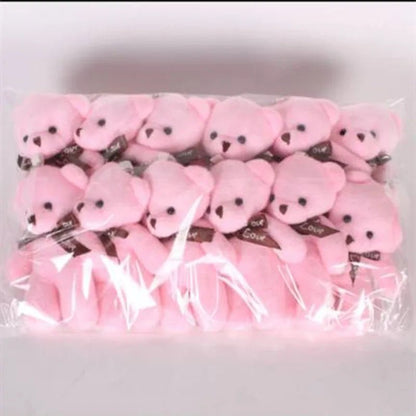 12Pcs Mini Teddy Bear Plush Toys - Cake Pops Parties