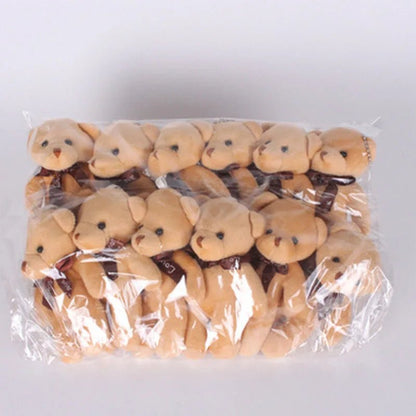 12Pcs Mini Teddy Bear Plush Toys - Cake Pops Parties
