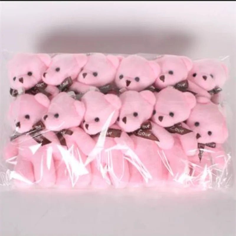 12Pcs Mini Teddy Bear Plush Toys - Cake Pops Parties
