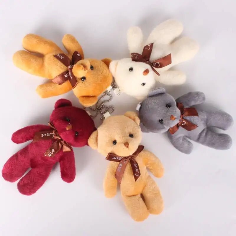 12Pcs Mini Teddy Bear Plush Toys - Cake Pops Parties
