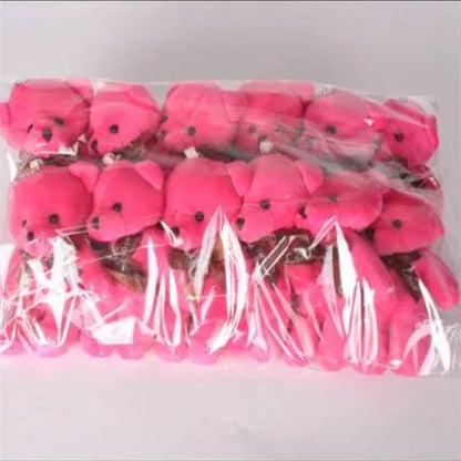12Pcs Mini Teddy Bear Plush Toys - Cake Pops Parties