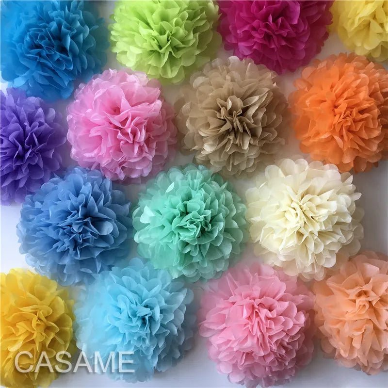 15cm Tissue Paper Pom - pom Party Décor Pack - Cake Pops Parties