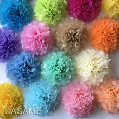15cm Tissue Paper Pom - pom Party Décor Pack - Cake Pops Parties