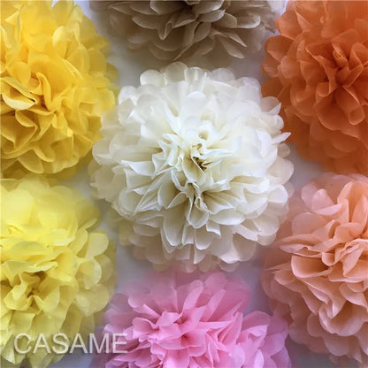 15cm Tissue Paper Pom - pom Party Décor Pack - Cake Pops Parties