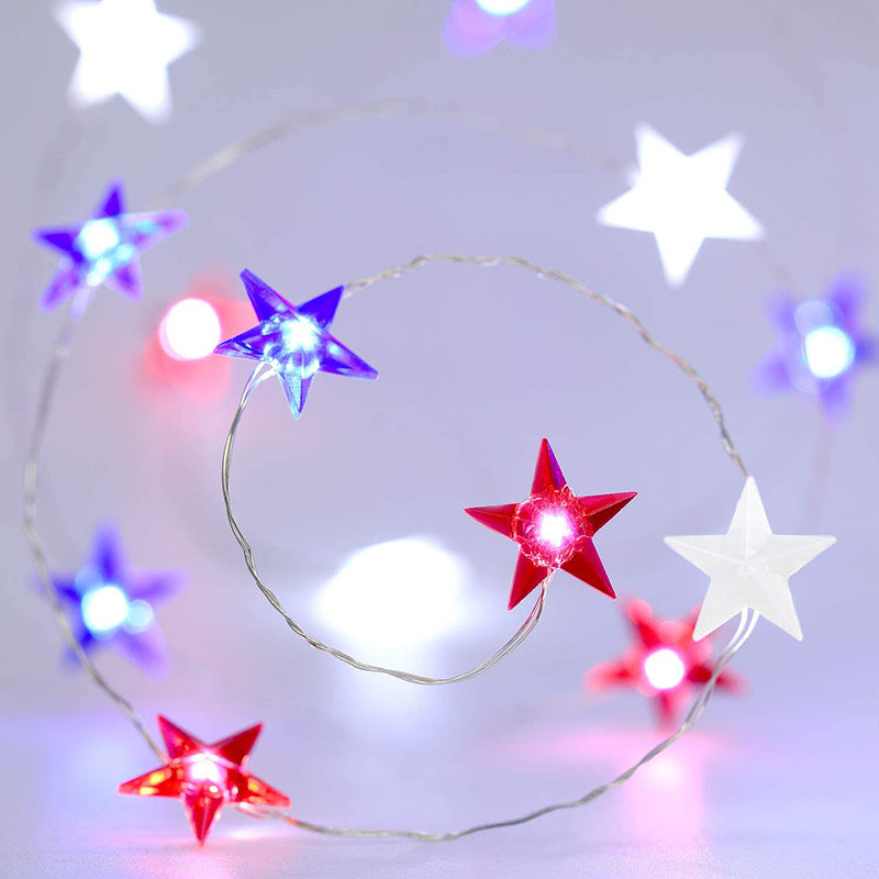 Guirlande lumineuse de Noël en forme d'étoile