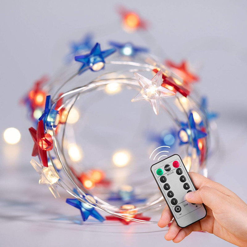 Guirlande lumineuse de Noël en forme d'étoile
