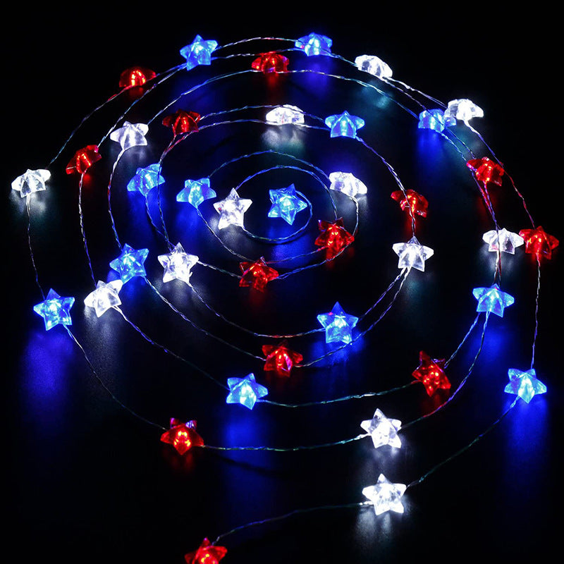Guirlande lumineuse de Noël en forme d'étoile