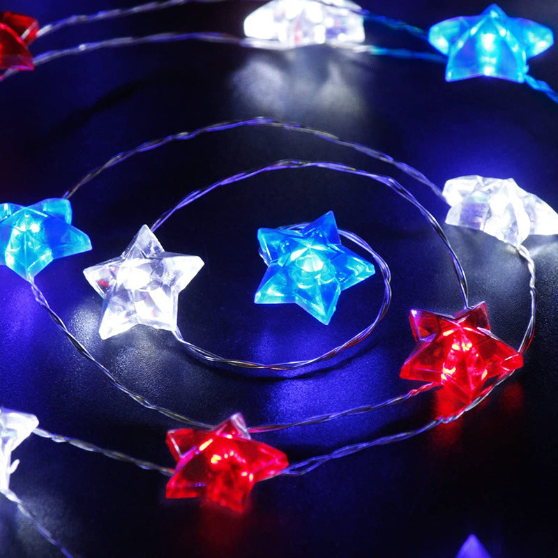 Guirlande lumineuse de Noël en forme d'étoile