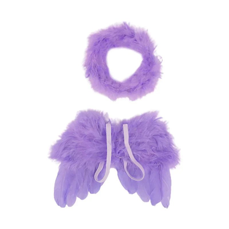 18\" American Girl Doll White and Black Angel Fairy Dress Set - Cake Pops Parties