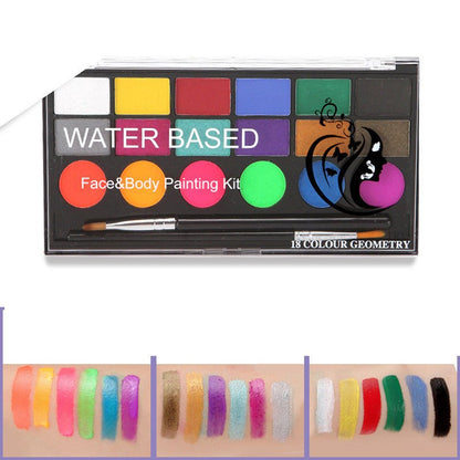 18 - Color UV Body Paint Set - Cake Pops Parties