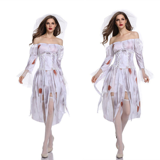 Déguisement de princesse crâne d'Halloween