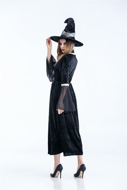 Costume de sorcière effrayante pour Halloween pour adulte
