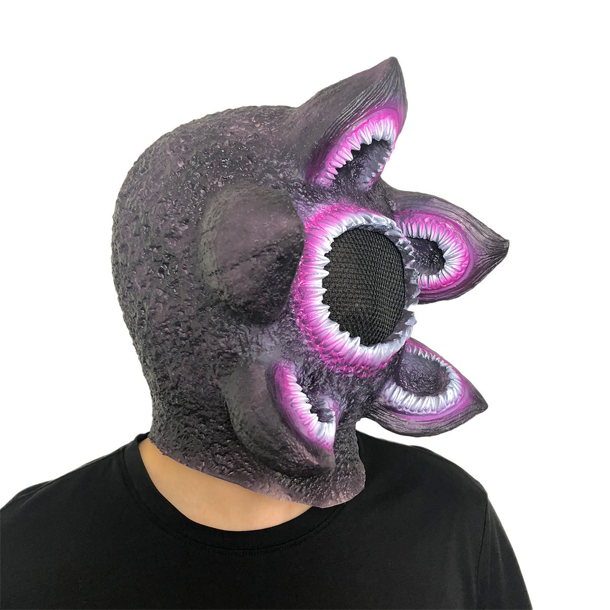 Masque d'Halloween effrayant en latex Piranha