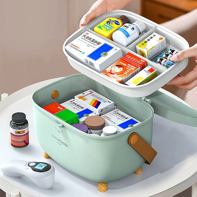 Organisateur de médicaments pour bébé de grande capacité