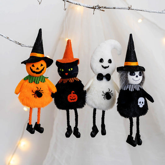 Accessoires effrayants à suspendre pour citrouilles d'Halloween
