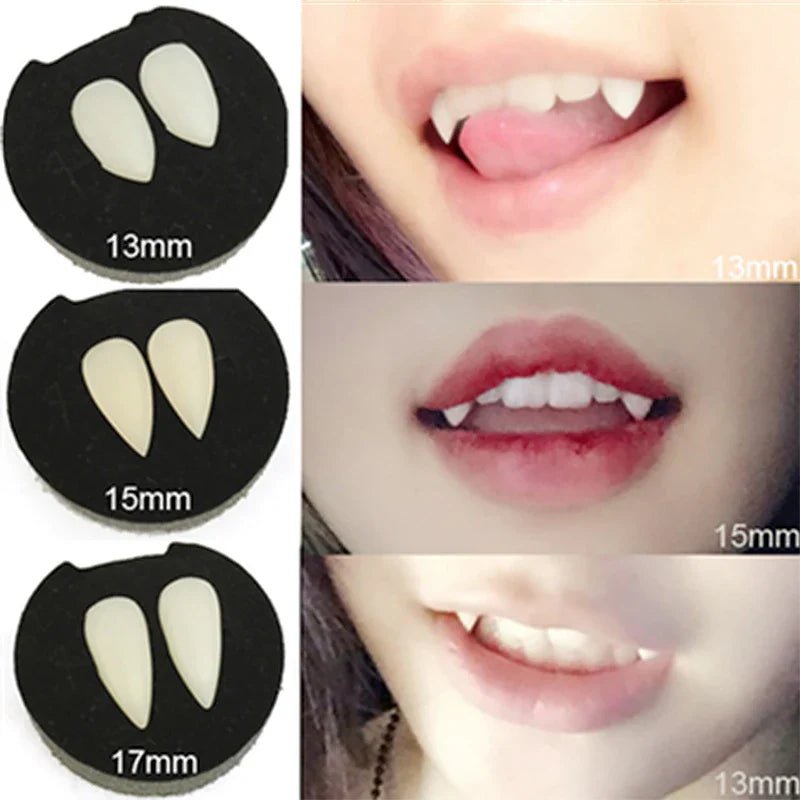 1Pair Vampire Teeth Fangs for Halloween - Cake Pops Parties