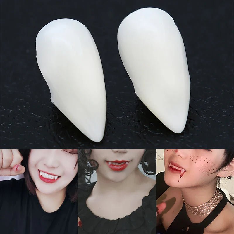 1Pair Vampire Teeth Fangs for Halloween - Cake Pops Parties