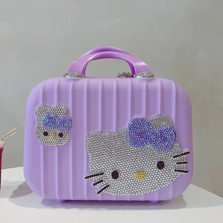 20"/24" Hello Kitty Pink Rhinestone Children's Suitcase Girls Luggage - Cake Pops Parties