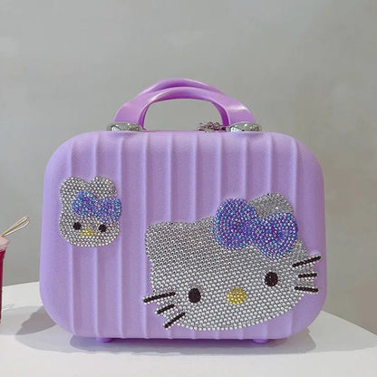 20"/24" Hello Kitty Pink Rhinestone Children's Suitcase Girls Luggage - Cake Pops Parties