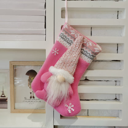 Décoration de Noël avec bas de Père Noël