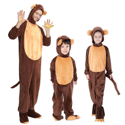 Costume de singe adulte haut de gamme