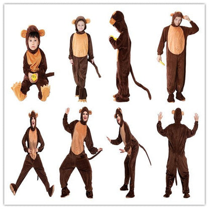 Costume de singe adulte haut de gamme