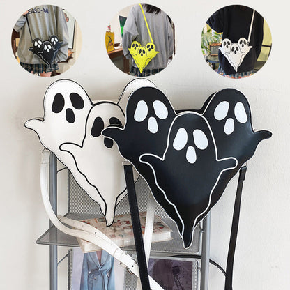 Sac à bandoulière avec un fantôme de dessin animé mignon