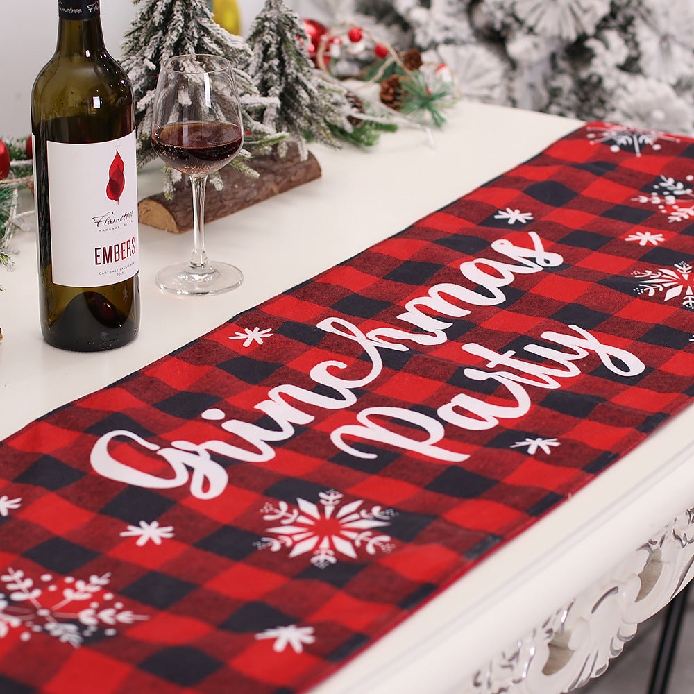 Chemin de table de Noël Monstre Grinch