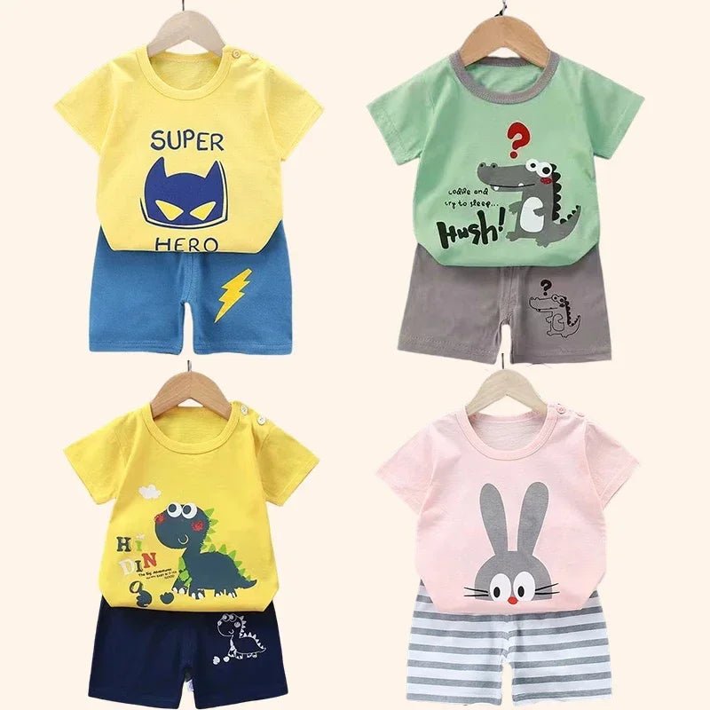 2PCS Children's T-shirt & Shorts Set - Cake Pops Parties