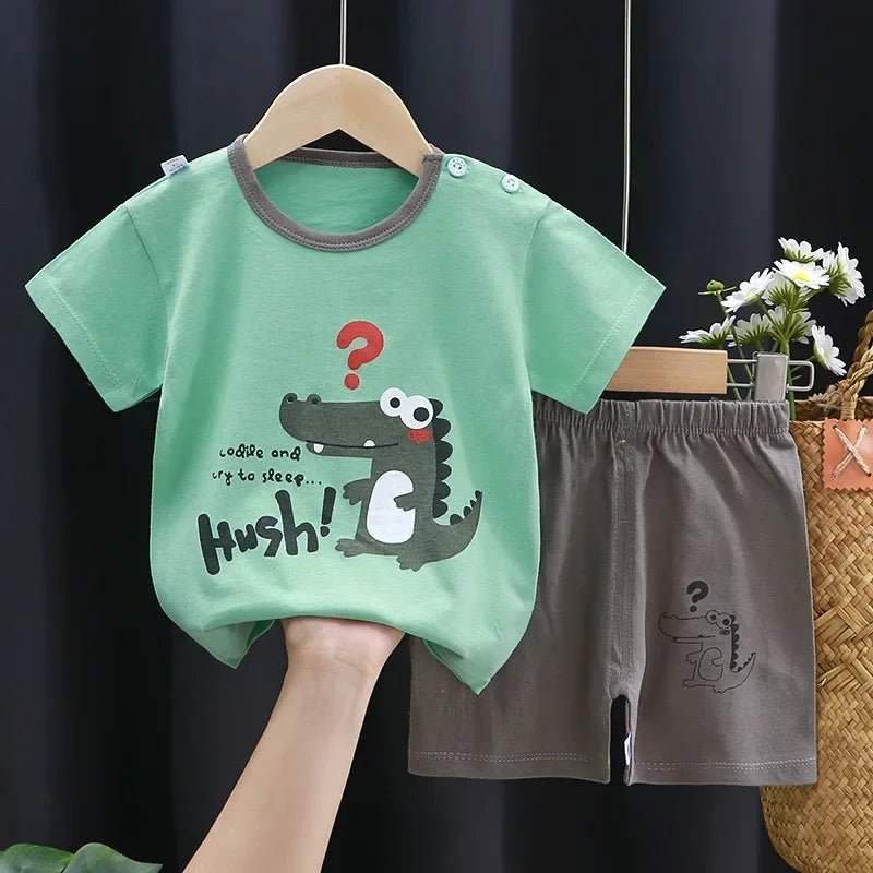 2PCS Children's T-shirt & Shorts Set - Cake Pops Parties