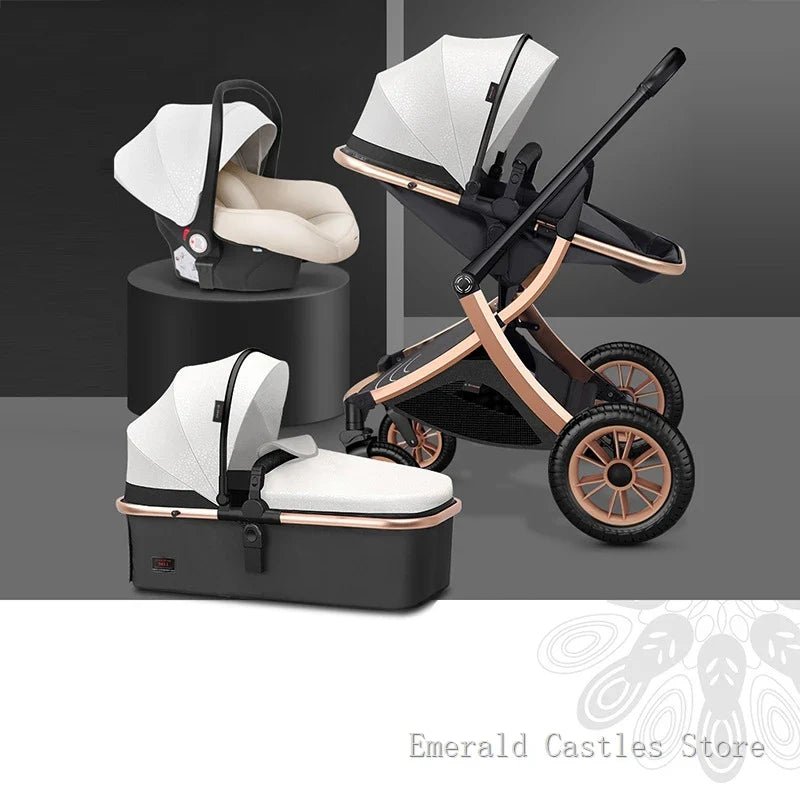3 - in - 1 High Landscape Baby Stroller - Cake Pops Parties