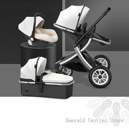 3 - in - 1 High Landscape Baby Stroller - Cake Pops Parties